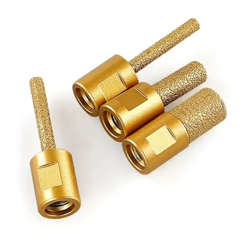 6 10 15mm M10 Diamond Grinding Head Brazing Wear-resistant Angle Grinder Grinding Head Multipurpose High