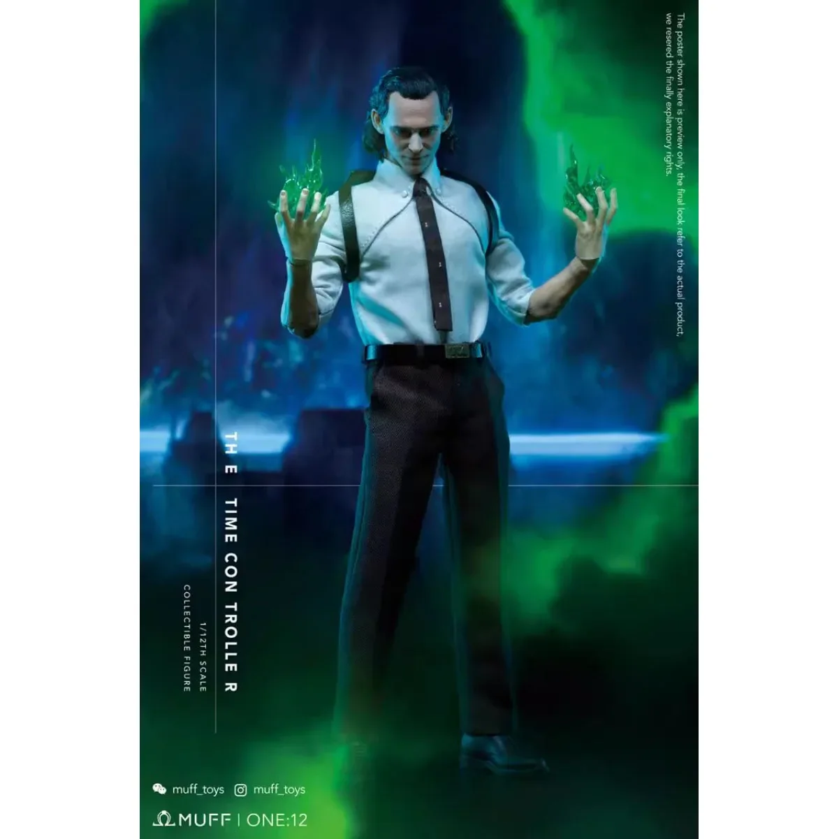 In Stock Original MUFF TOYS El Ministerio Del Tiempo Loki 1/12 Movie Character Model Art Collection Toy Gift