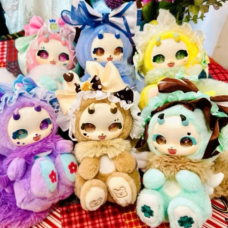 Boboco Asli Seri Pesta Sayang Kotak Buta Figur Koleksi Boneka Mewah Boneka Anak Perempuan Menggemaskan Mainan Trendi Gif Ulang Tahun