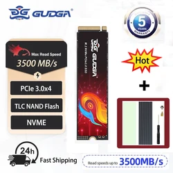 GUDGA M2 NVME SSD 128GB 256GB 512GB 1TB SSD 속도 3400 MB/s M.2 PCIe 3.0 디스크, 노트북 데스크탑용 솔리드 스테이트 드라이브 NVME HDD