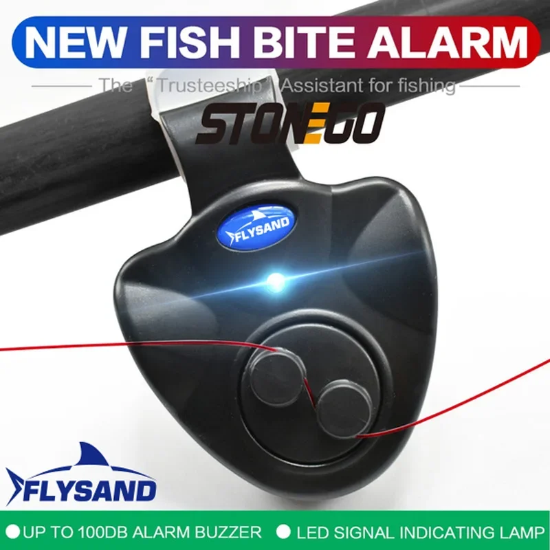 FLYSAND Fishing Bite Alarm with Loud Siren Indicator & Battery