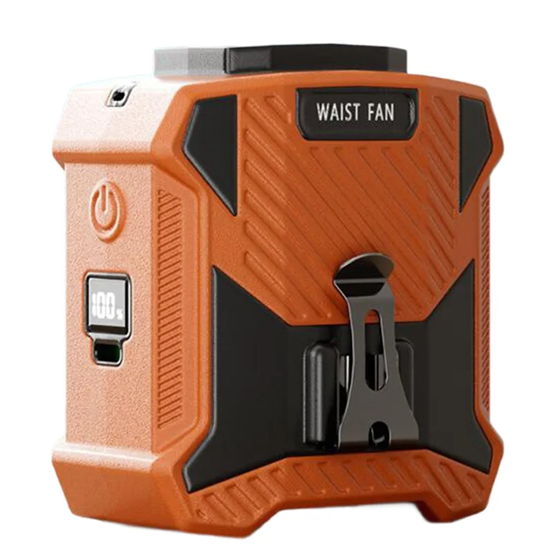 

【Последние лекарства!】Маленький вихревой USB-зарядка, шейный вентилятор с цифровым дисплеем, 5-скоростной высокоскоростной поясной вентилятор