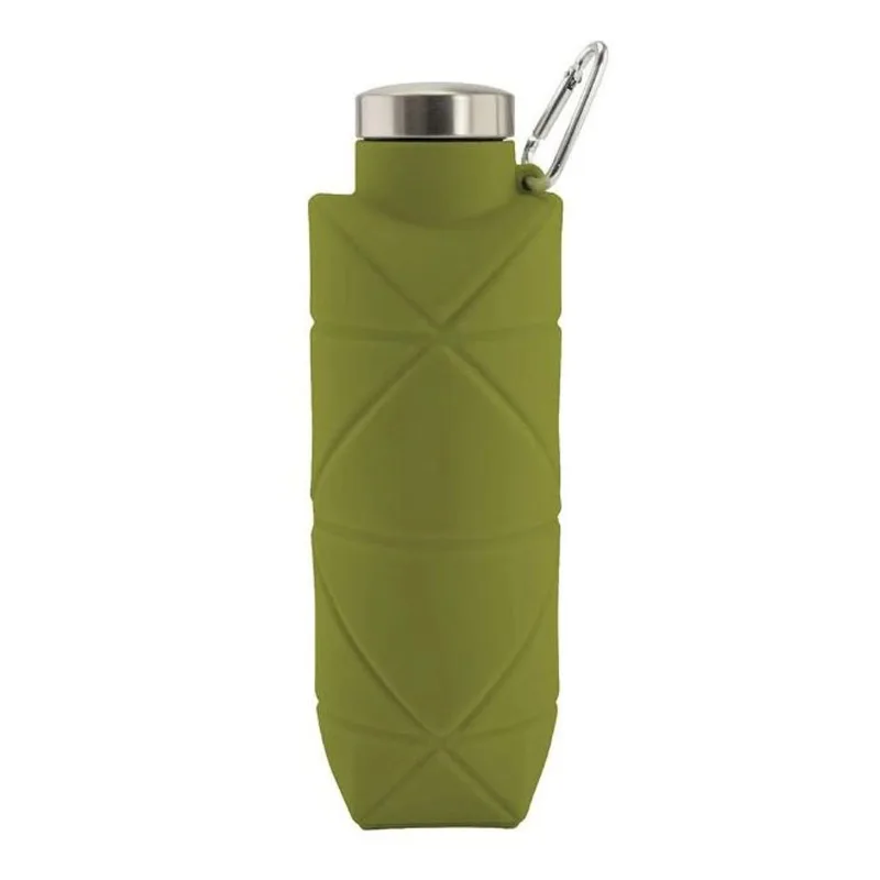 

Foldable silicone outdoor water bottle for easy travel and hiking
