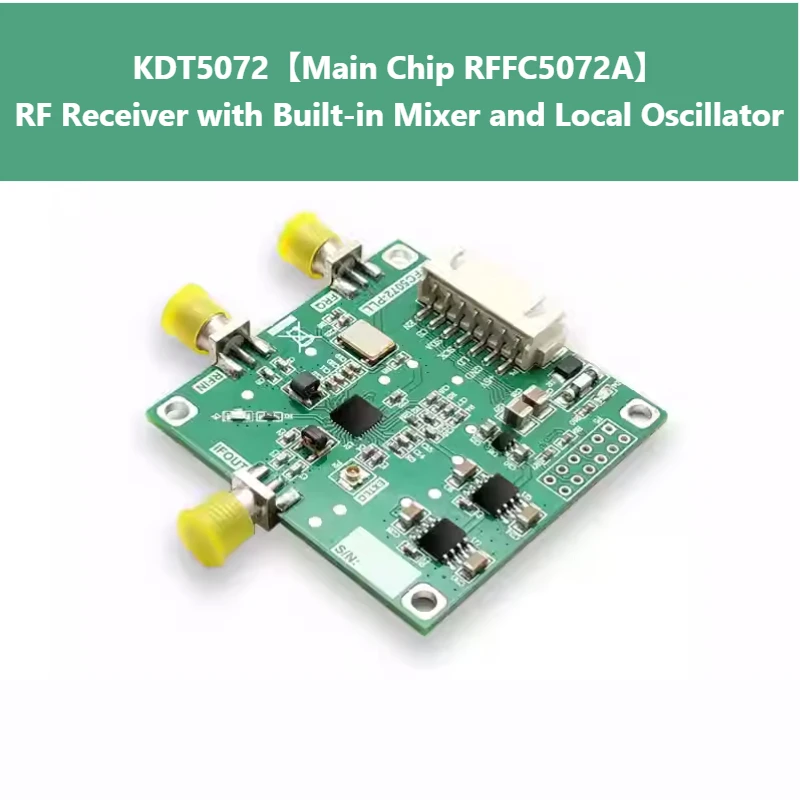 RFFC5072 Frequency Source Module, Phase Locked Loop, Mixer 6GHz Receiving Bandwidth, Radio Receiving KDT5072-013