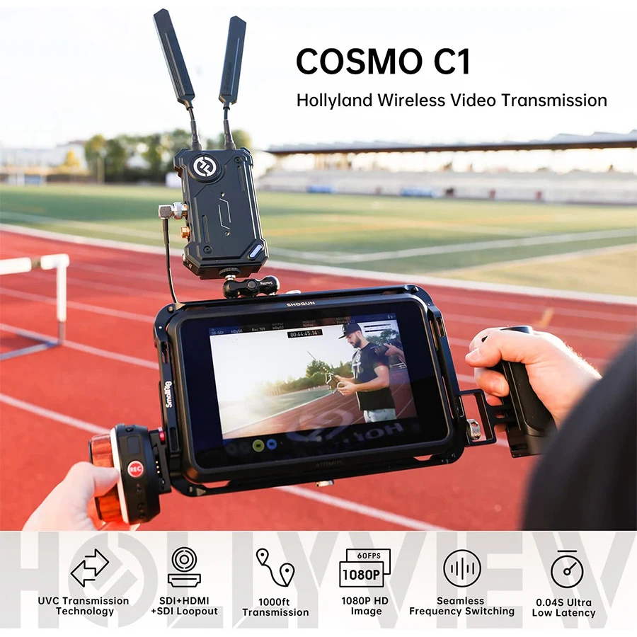 Hollyland Cosmo C1/Moma Mars 4K 1000ft Wireless HDMI/SDI
