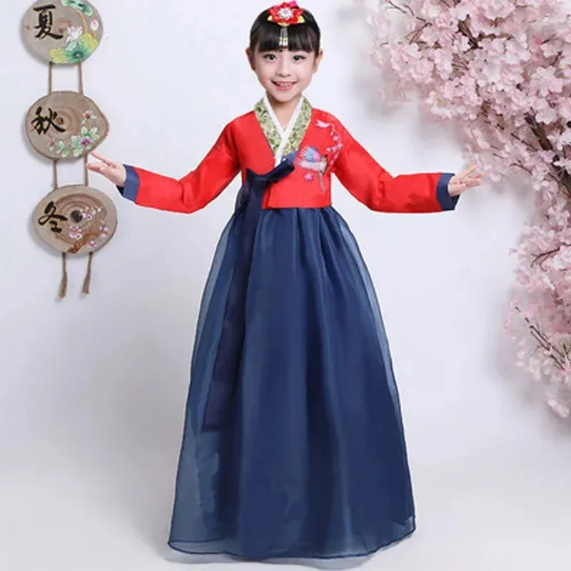 Costume Hanbok pour bébé garçon, ensemble de spectacle pour filles, tenue à la mode, vêtements de Cosplay, Costumes de danse coréenne