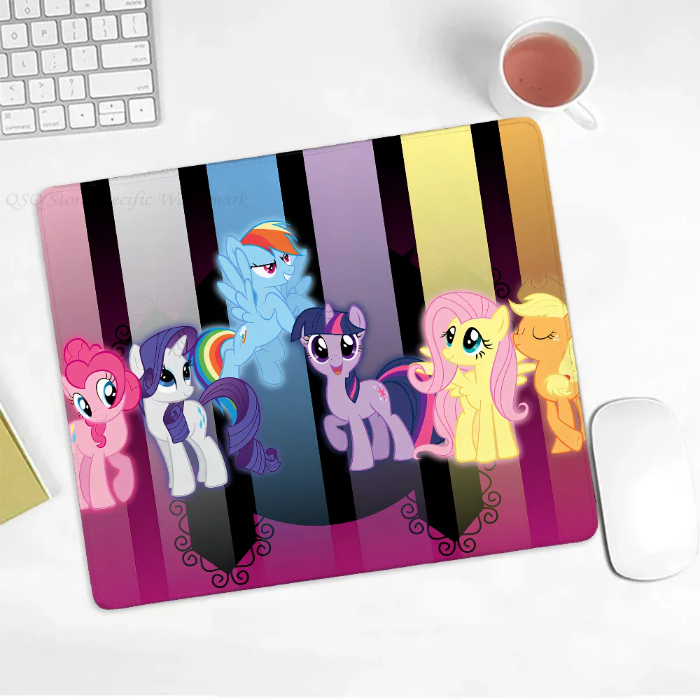 Animation My Little P-Pony Mousepad Small LockEdge Mouse Pad For Gamers, Computer Desk Pad, Rectangular Anti-slip Rubber