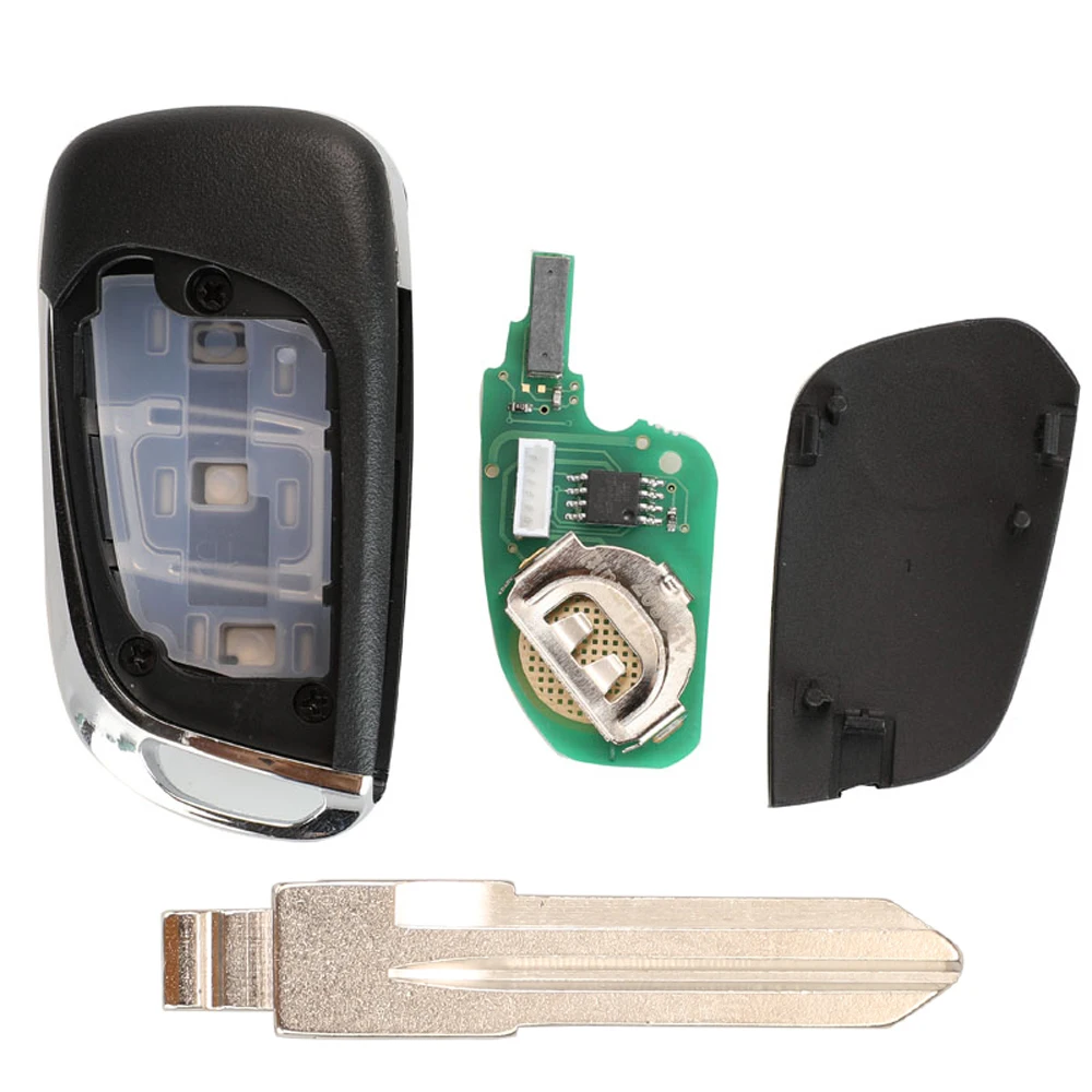 jingyuqin Upgrade Folding Remote Smart Car Key Dla Lada Priora Kalina 3Przyciski 433.92Mhz FSK ID46 Chip KD Zmodyfikowany kluczyk samochodowy