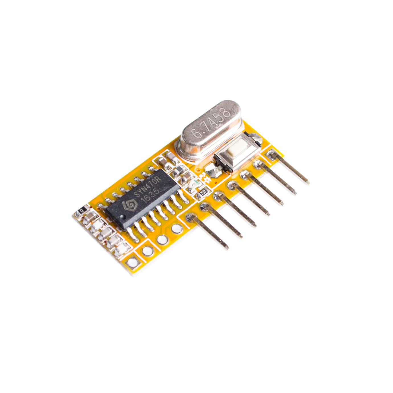 RXC6 433Mhz Superheterodyne Wireless Receiver PT2262 Code Steady  /AVR Module With Learning Code Mode