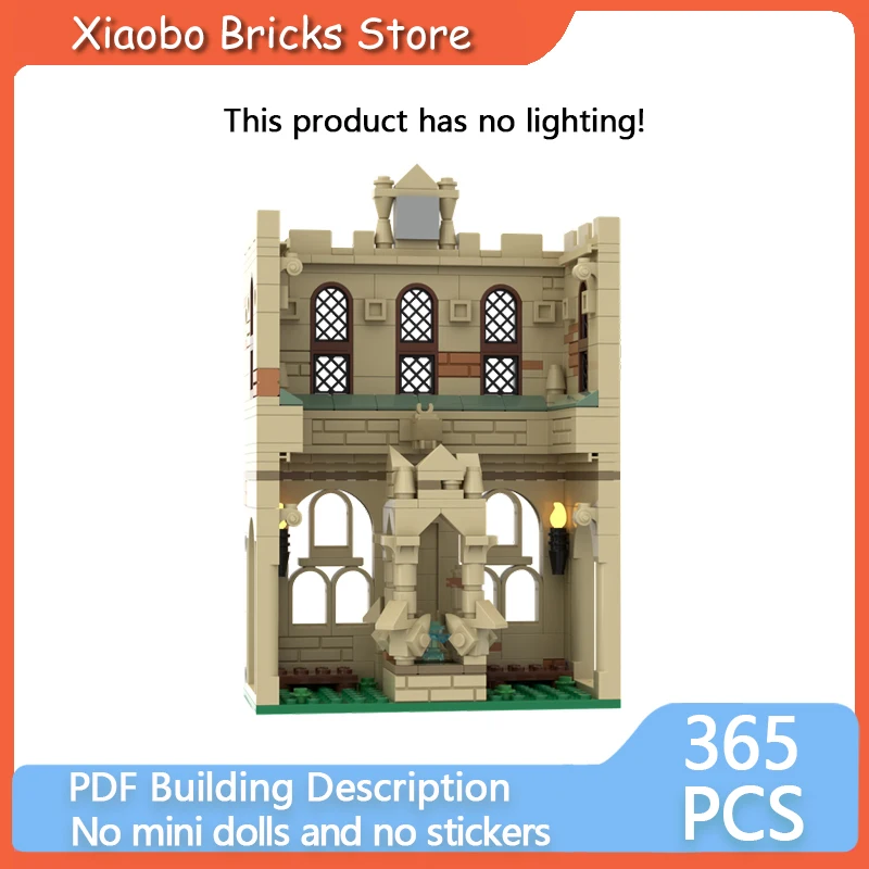 

Волшебная модель фильма MOC, строительные кирпичи, Clocktower, двор, модульная технология, подарки, праздник, сборка, детские игрушки, костюм