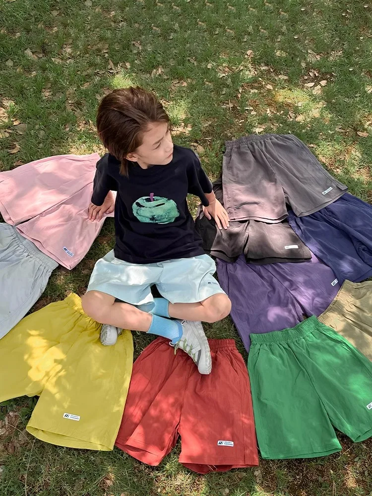 الباندا جولة الأولاد كوي جاف شعور رائع الصيف orts عارضة الرياضة بناطيل الشواطئ ملابس الأطفال الملابس الداخلية والسراويل #5