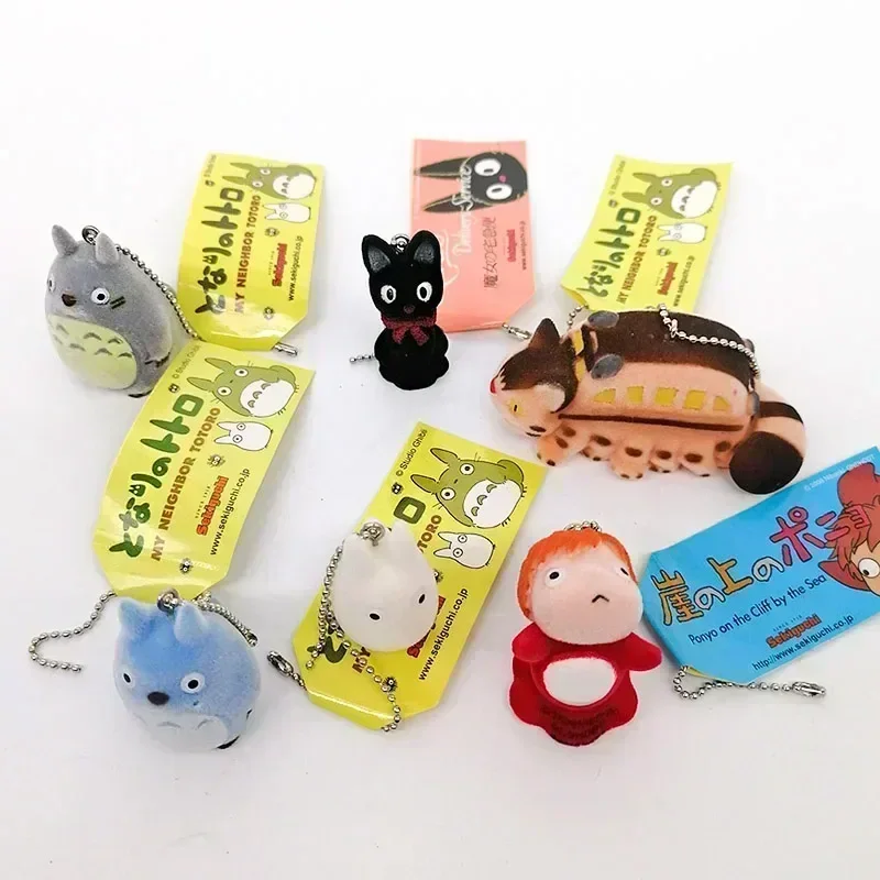 Cartoon Blue and Brown Cats Anime Peripheral Various Styles of Kawaii Model Toys Pendant