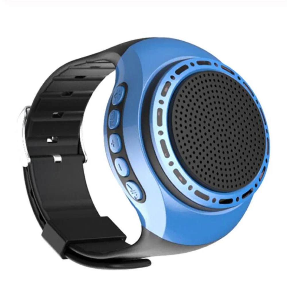 

Sports U6 Bluetooth-compatible Speaker Card with Radio FM Portable Outdoor Running LED Colorful Speaker