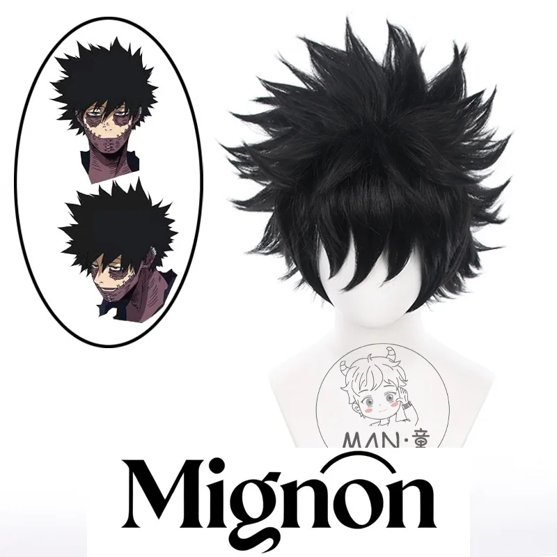 

My Hero Academy Dabi Cosplay Wig Black Afro Halloween Gift