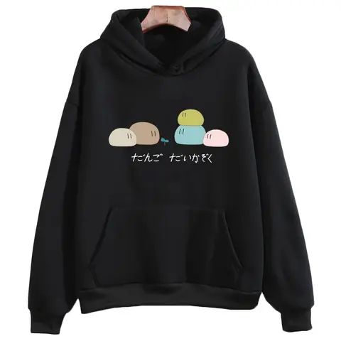 Clannad After Story Dango Daikazoku 그래픽 후드티, 약간 신축성 있는 패션, 만화 및 만화 애니메이션 프린트 운동복, 여성 및 남성