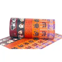 11Pcs Halloween Paper Tape DIY Diary Album Journal Scrapbooking Decoration Halloween Decorative Stickers DIY Handbook Material 5