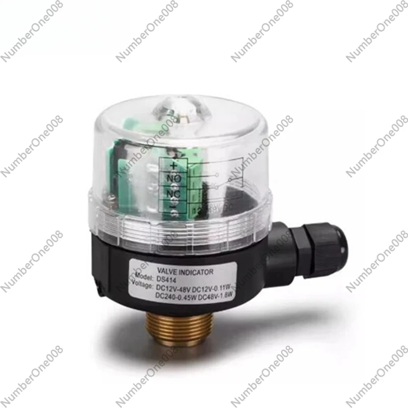 

Valve Inoicator DS414 G1/4 M16 M20 M22 M26 Pneumatic Angle Seat Valve Limit Switch Signal Feedback Device