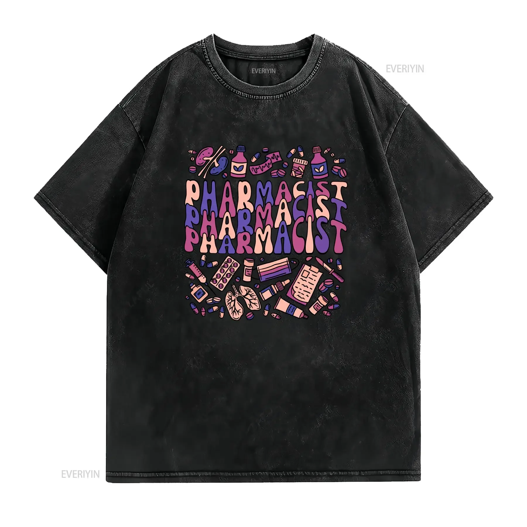 PharmacisT T Shirt Pharmacy Life Future Pharmacology Graduate Tech Doctor Of Graduation  vintage Washed designer clothes