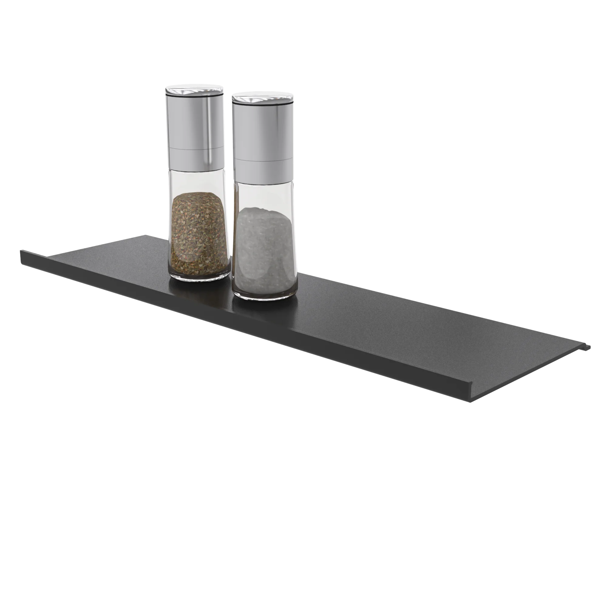Durable High Quality Wall Mounted Aluminum Spice Shelves Tableware Drain Shelves Kitchen Storage Racks