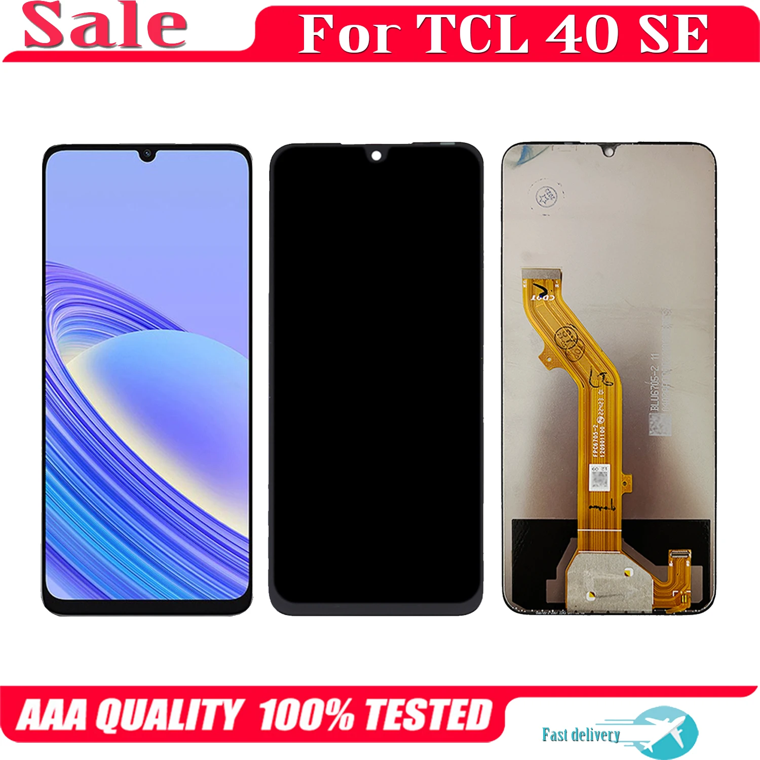 

6.75'' For TCL 40 SE T610K T610 T610P T610P2 LCD Display Touch Screen Replacement Digitizer Assembly For TCL 40SE LCD