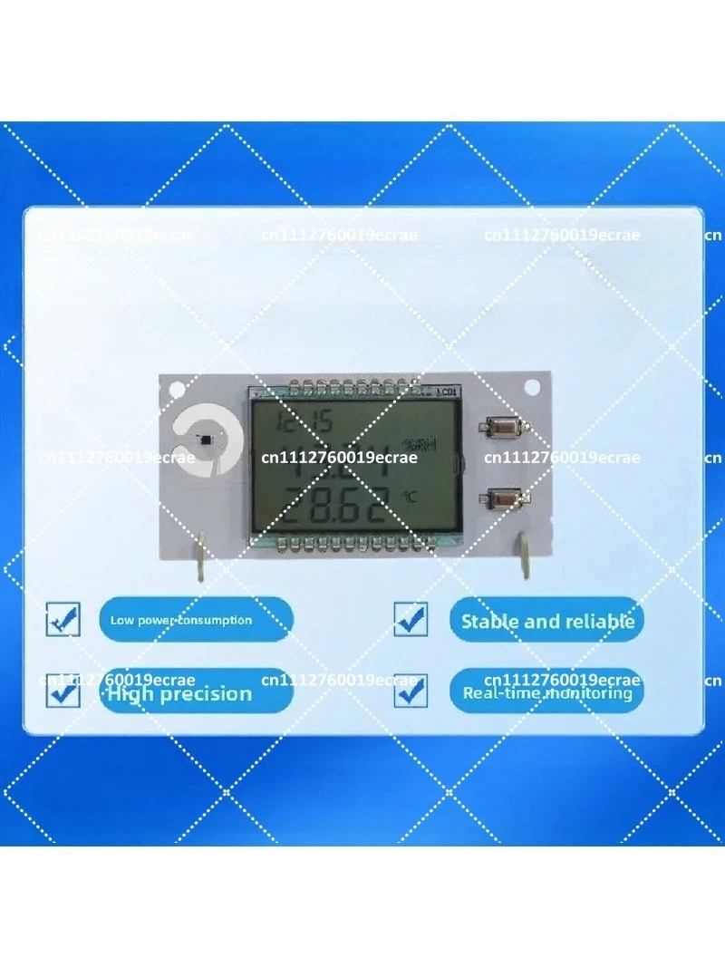 Parrot Incubator Thermometer High Precision Temperature Humidity Monitor Automatic Calibration for Pet Breeding
