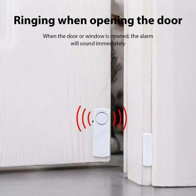 Window Alarm Sensors Door Open Alert Alarms For Doors And Window Home Invasion Protection Alarm Door Stopper Wireless Door