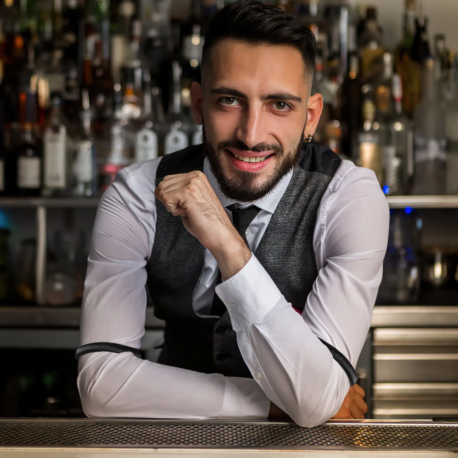 

2Pcs Men's Stretchable Metal Armband Bangle Anti-Slip Sleeve Cuff Fashion Bracelet Gift Black Men Bracelets Bracelet for Men