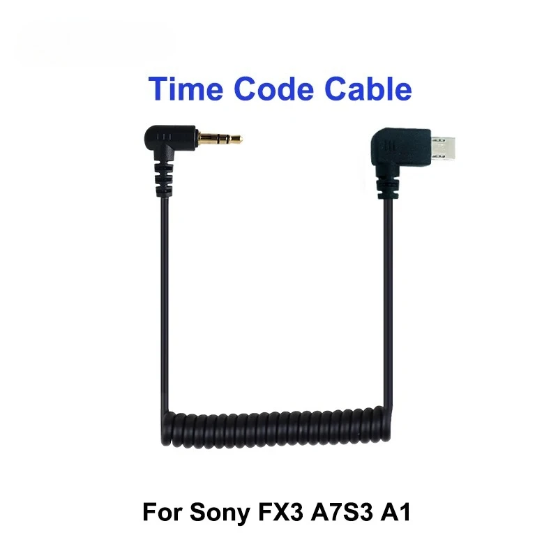 Tentacle Sync Time Code Cable TRS 3.5 To Micro-USB for Sony FX3 A7S3 A1 Timecode Cable Professional to Micro USB