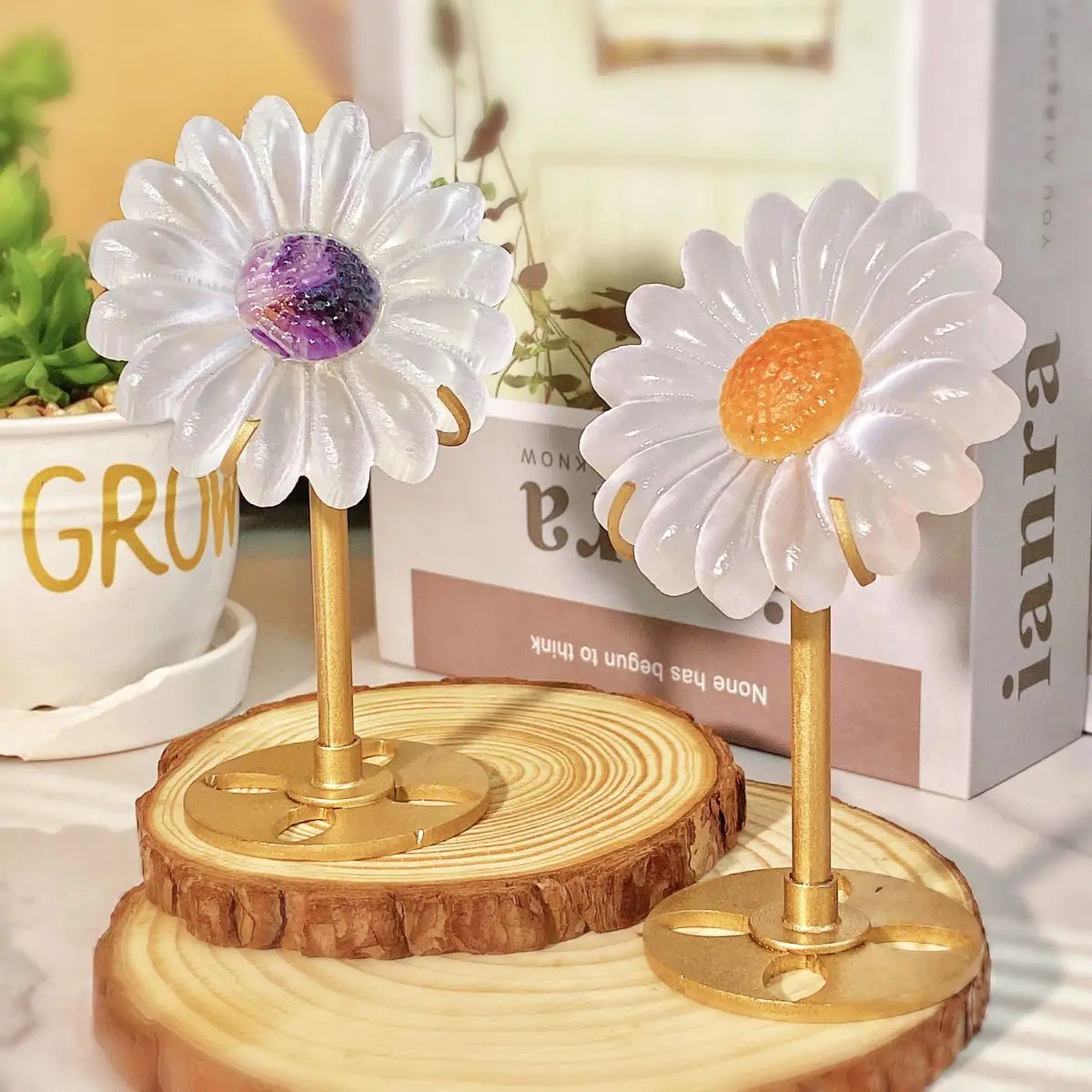 

1PC High Quality Selenite Flower Natural Crystal Carving,Gemstone Jewelry,Glitter, For Jewelry DIY Making,Healing crystal