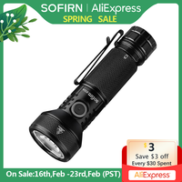 Sofirn IF22A 2100lm Flashlight 21700 Powerful Light SFT40 LED 629M Long Range USB C Rechargeable Charging  Throw Torch