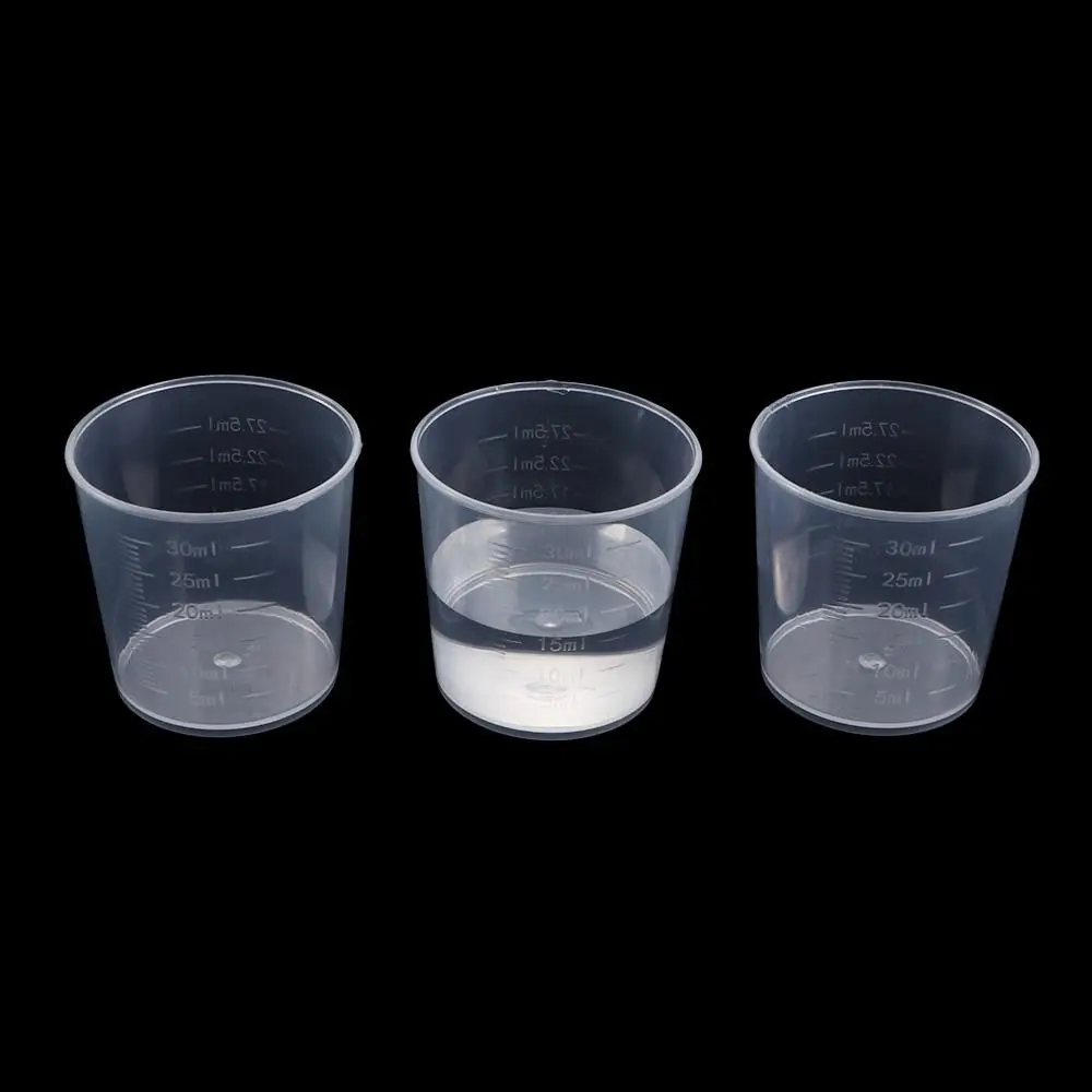 

Epoxy Mixing Medicine Pills Transparent Resin Measuring Tool Container Scale Cups Graduated Cups