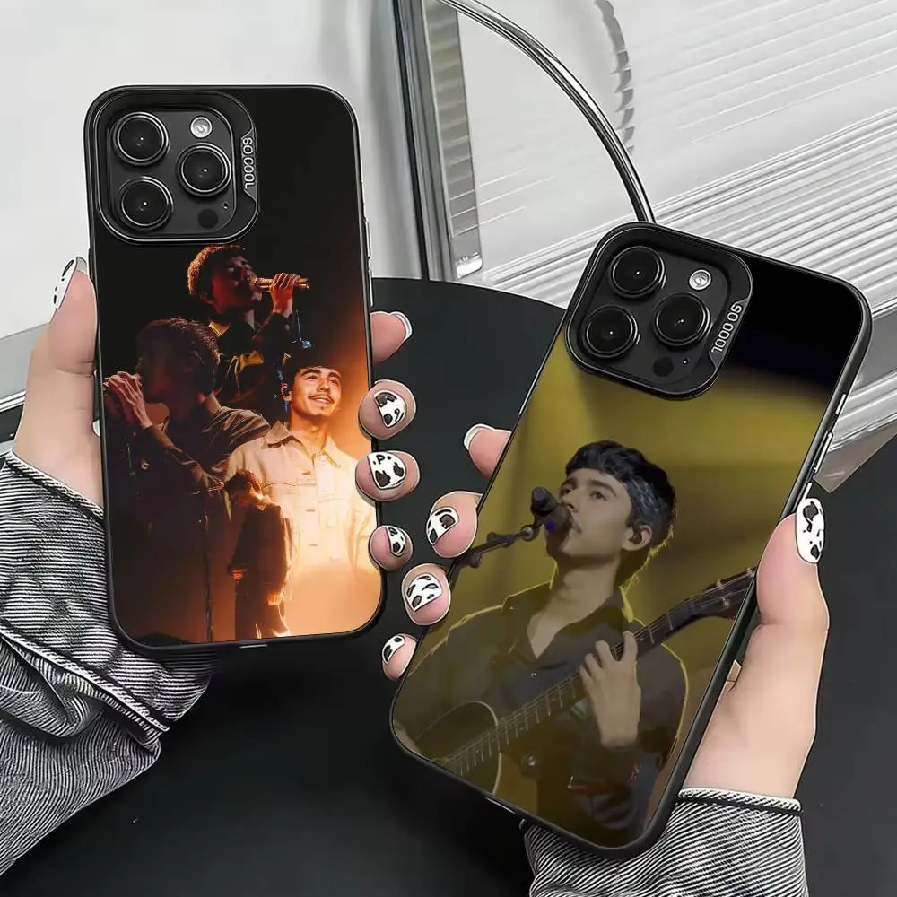 

Rapper Ivan Cornejo Mirada Phone Case For iPhone 17,16,15,14,13,12,11 Plus,Pro Max,XS,Colored Silver Plated Inside Cover