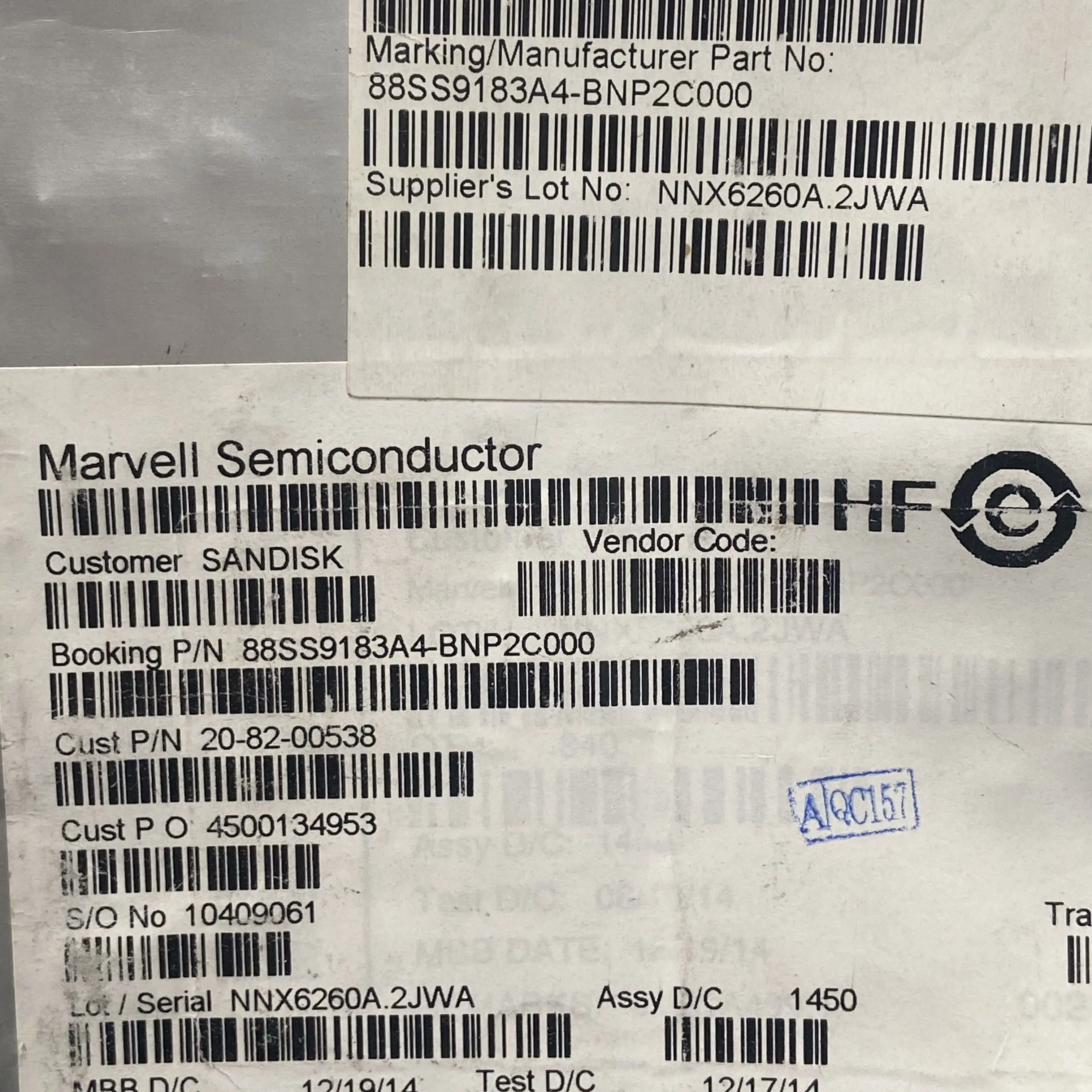 1PCS new original 88SS9183A4-BNP2C000 88SS9183-BNP2 Silkscreen BGA solid state Drive