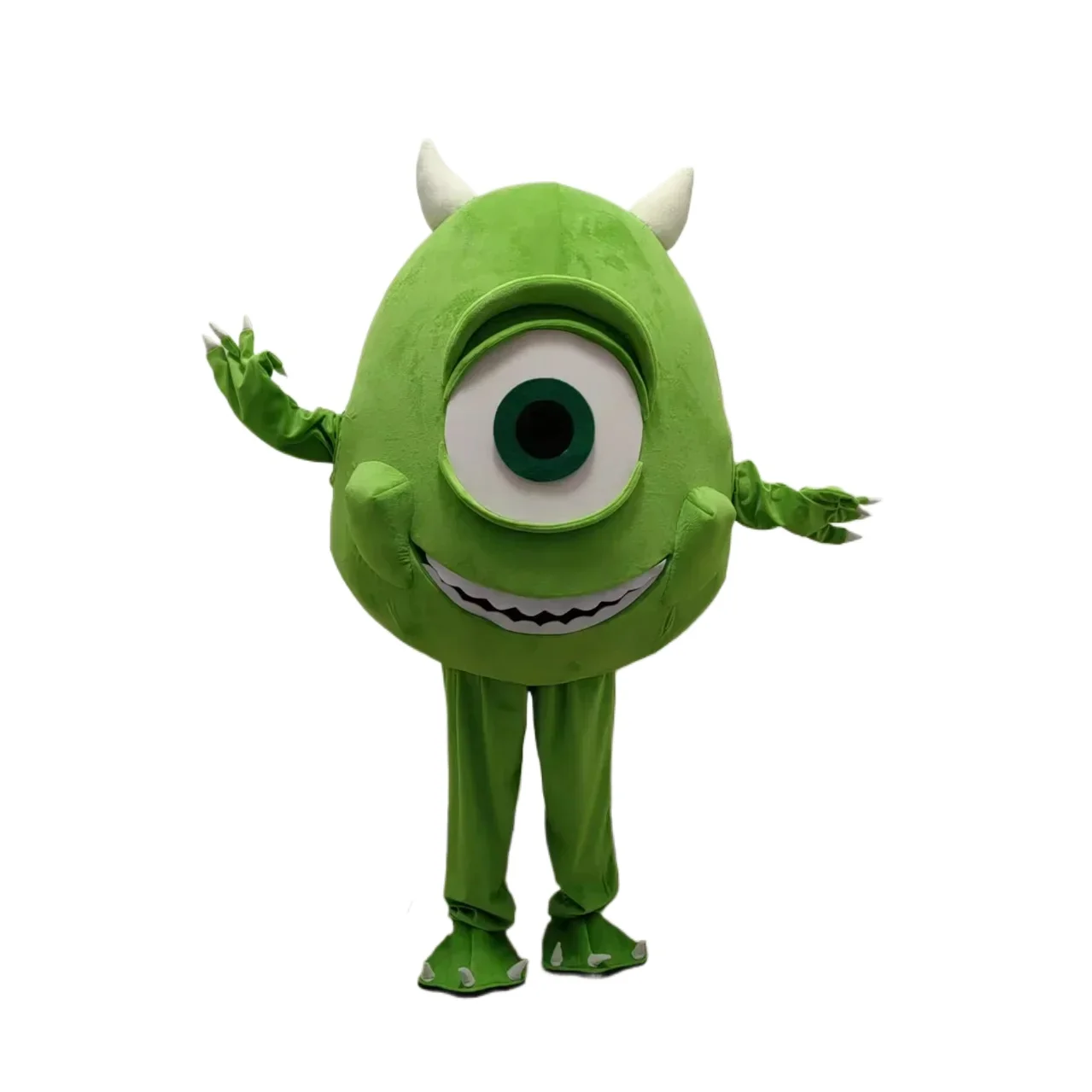 

Cosplay Disney Monsters University Mike Wazowski Cartoon character Mascot Advertising Costume Fancy Dress Party Animal carnival