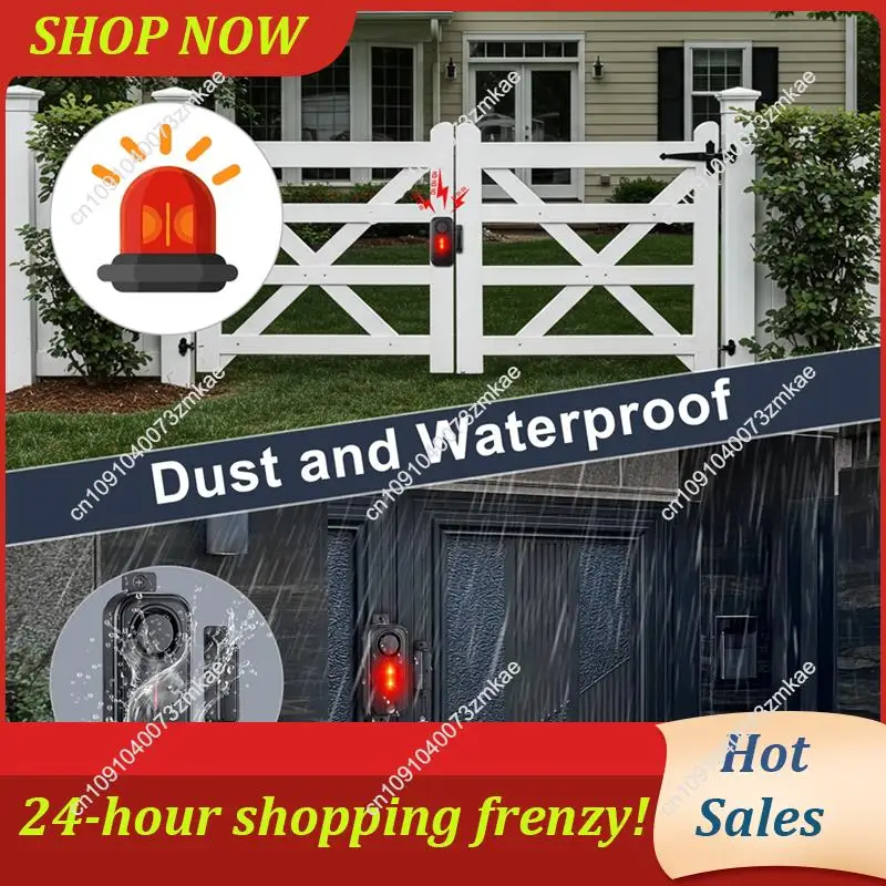 Daily Sale Burglar Protection With Wireless Magnetic Sensor Alarm For Doors And Windows, Waterproof Outdoor Home Security