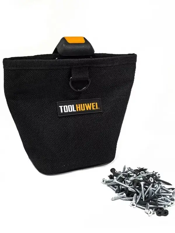 TOOLHUWEI Nagel-Organizer: Robuste Hüfttasche für Nägel & Schrauben – Wasserdichtes, multifunktionales Werkzeugpaket zur Aufbewahrung – Detail 2