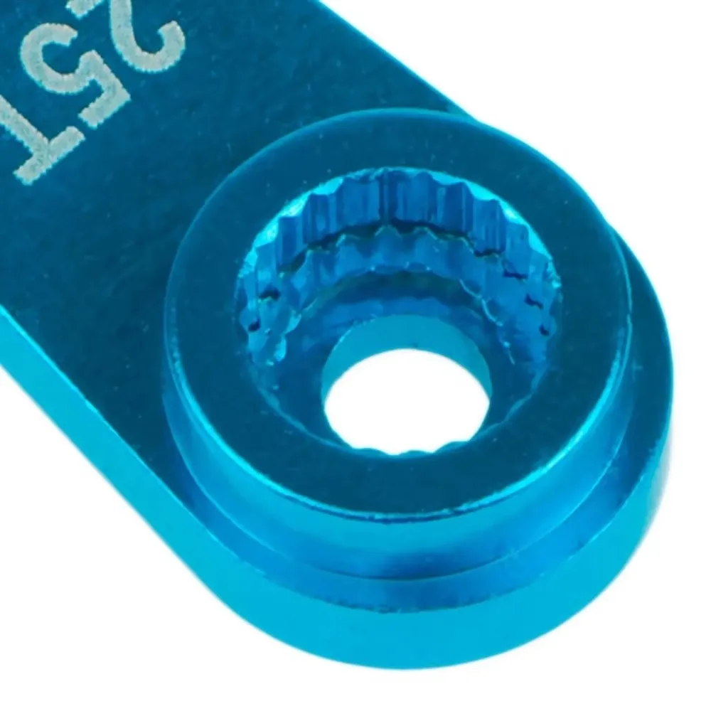 25T Sterzo In Metallo Servo Braccio di Estensione Corno 37 millimetri Per 1/10 RC Auto Barca Futaba HSP Wltoys SCX01 RC Auto Crawler parti