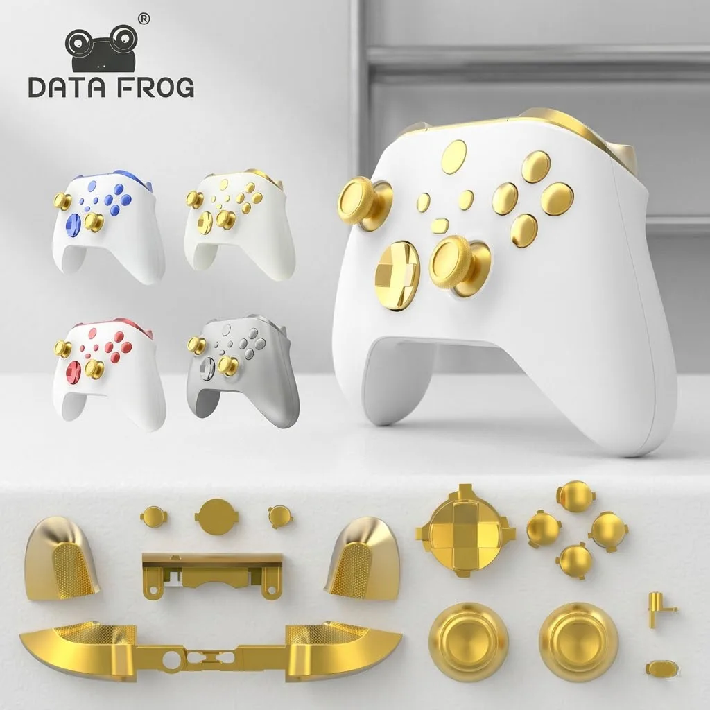 DATA FROG Kit de Botones de Repuesto RB LB Bumper RT LT para Reparación de Controles de Videojuegos