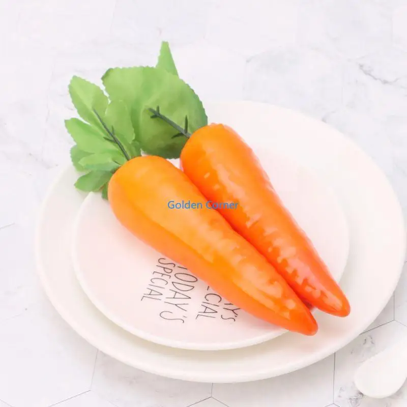 E15D Carrot Carrot Simulation Fake Vegetable Photo Props Home Kitchen