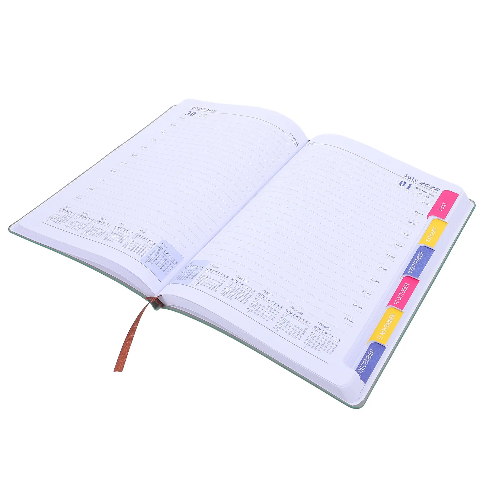 

2026 Planner Book A5 Size Personal Organizer for Teachers Students Daily Schedule Task Management Calendar Journal with Monthly