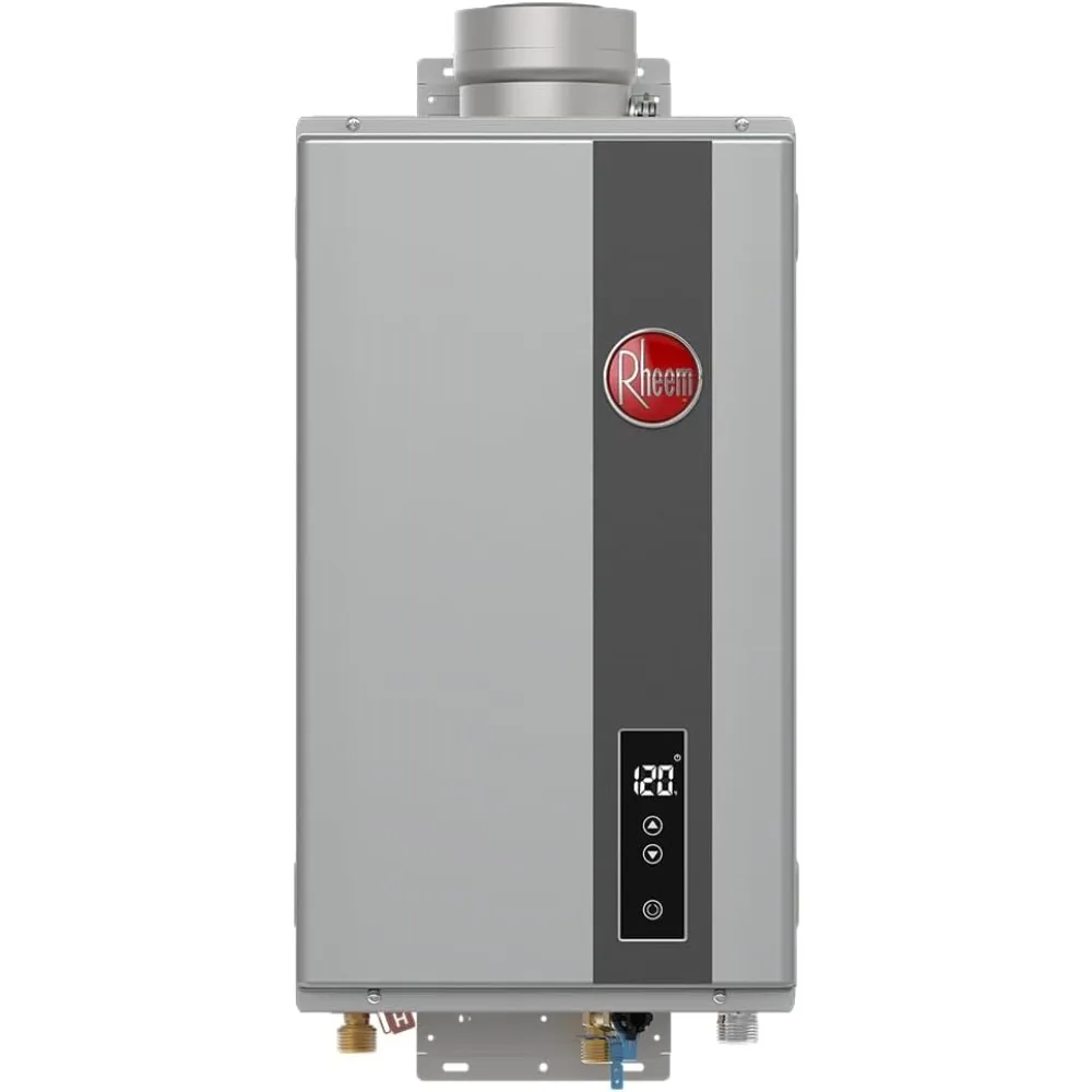 

3 High Efficiency Non-Condensing Indoor Tankless Natural Gas Water Heater, 7.0 GPM