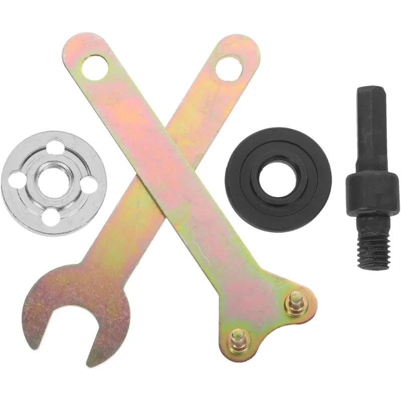 

Универсальный адаптер-держатель для дрели с фланцевой гайкой, комплект деталей для отрезных и полировальных кругов, адаптер для металла