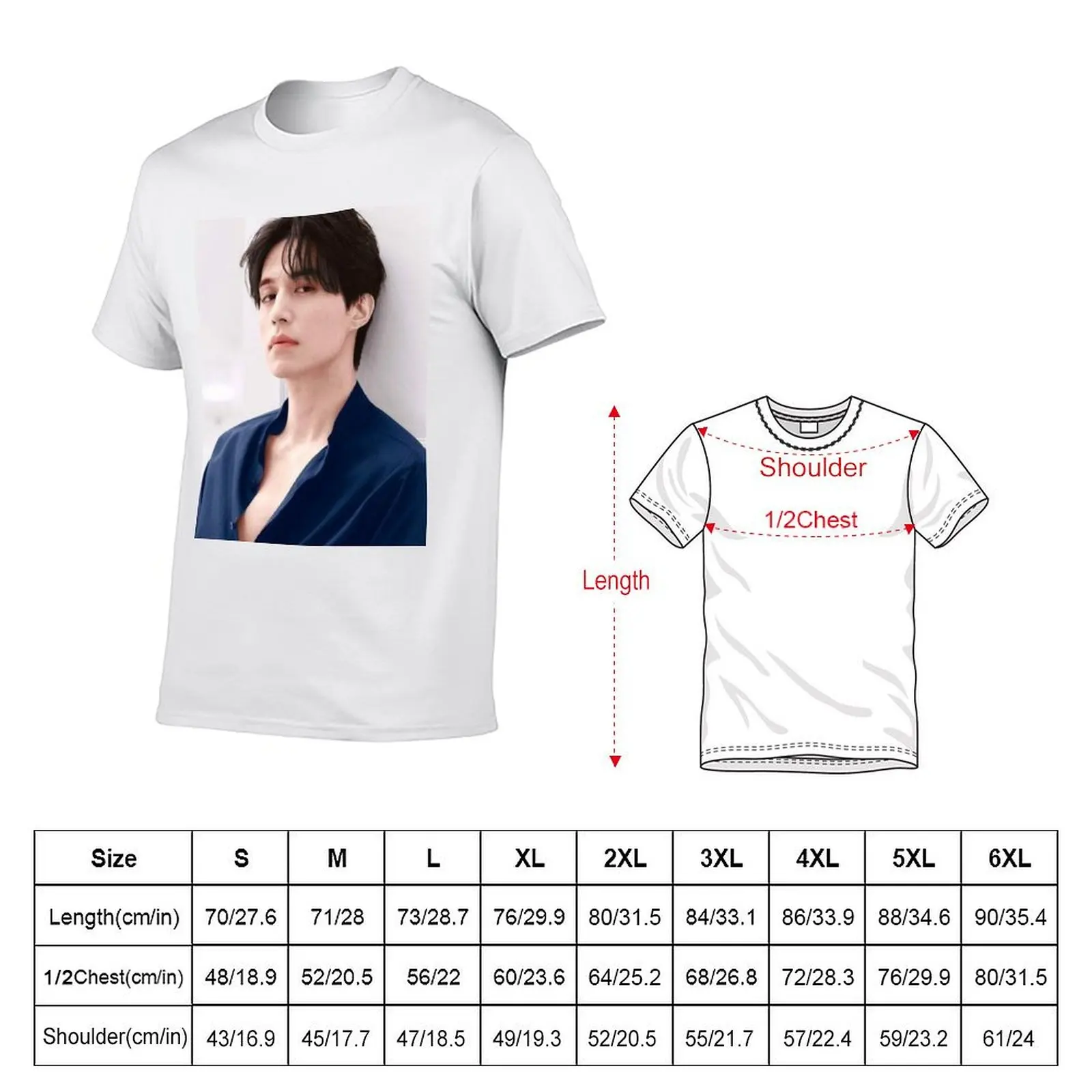 Lee Dong Wook T-Shirt man t shirt cotton man t shirts graphic man t shirt designer T-shirt