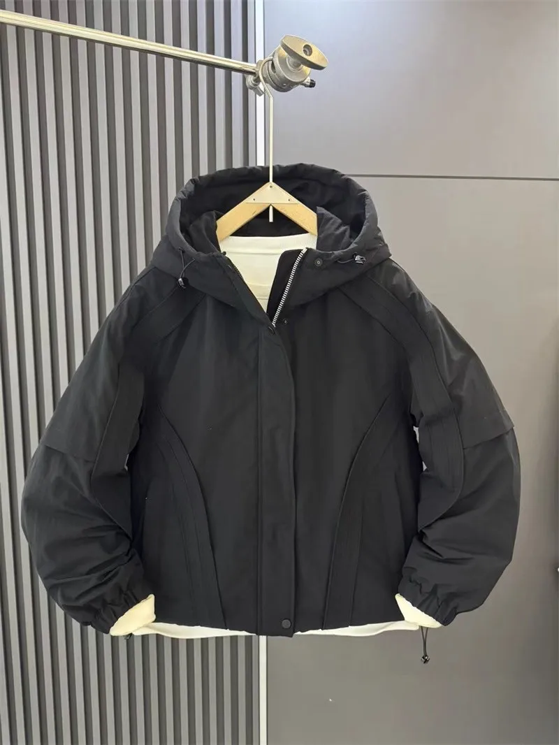 

Men's Casual Thiened Outdoor down Jaet Winter Coat Warmth Outdoor Workwear Faionable Polyester Fiber Hooded Jaet