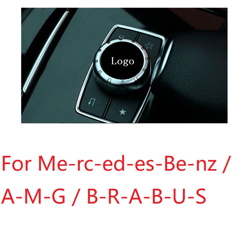 Auto Innenraum Multimedia Knopf Aufkleber Zubehör für Mercedes Amg W211 W212 W210 W203 W204 W126 W168 W169 W176 W177 W220 W221