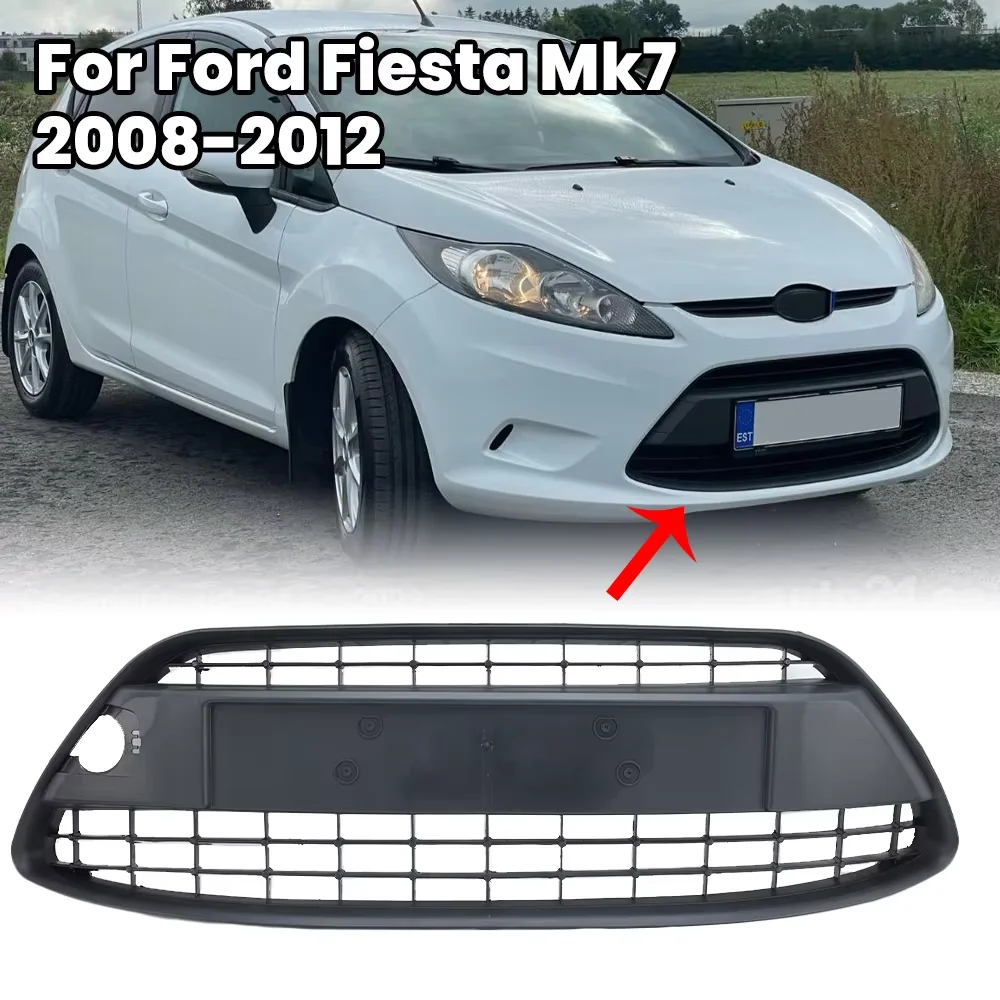 

Front Lower Centre Bumper Grille for Ford Fiesta Mk7 2008-2012 ABS Fit Replacement Center Grill Vent Grille cars accessories