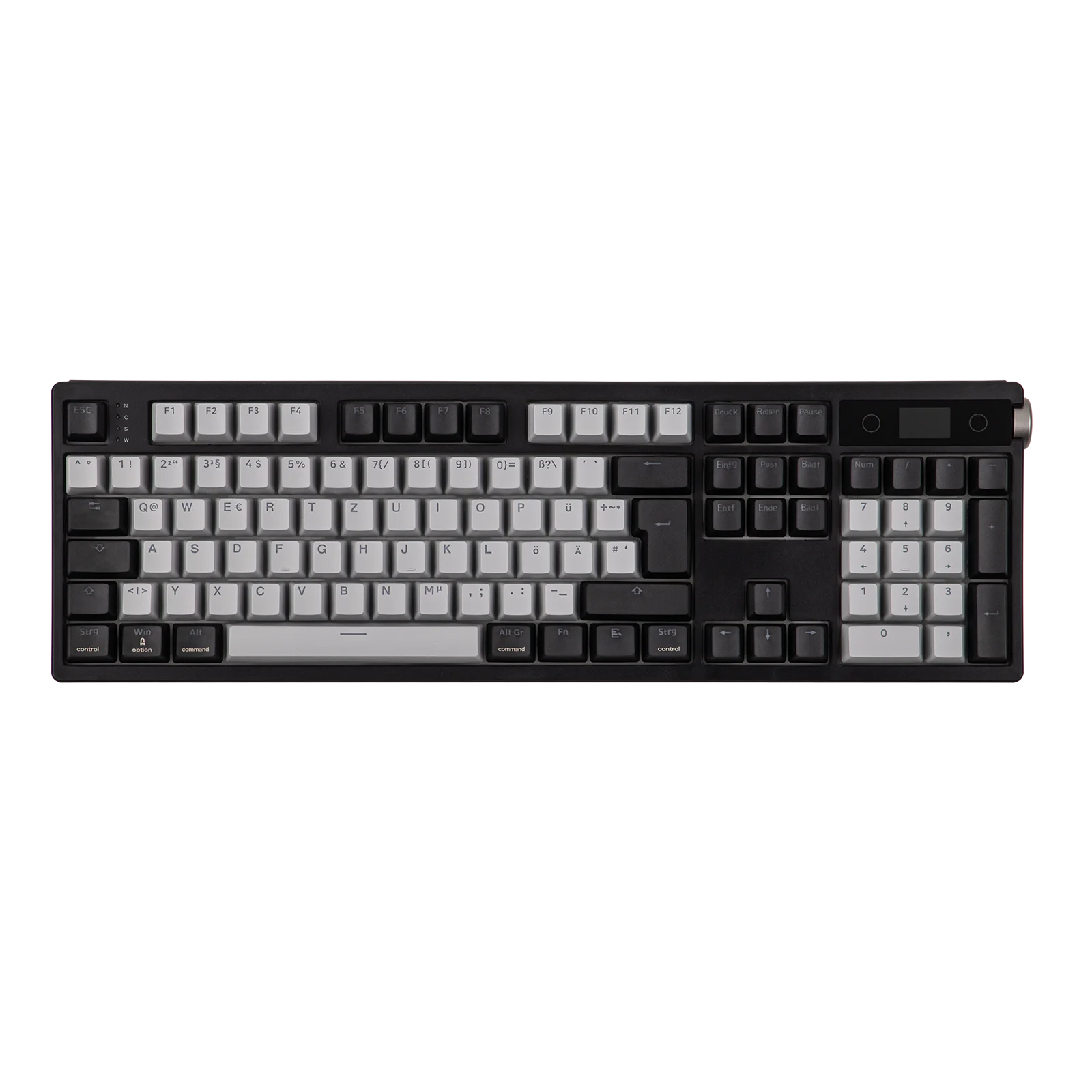 ISO-DE EPOMAKER TH108 PRO 100% Duits QWERTZ-indeling Tri-mode draadloos mechanisch toetsenbord 10000mAh & RGB-achtergrondverlichting
