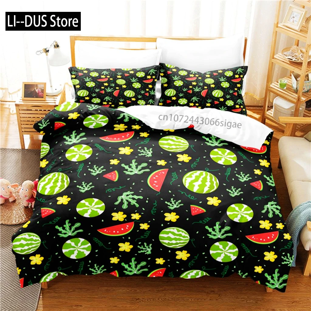 

Watermelon Bedding Set Duvet Cover Set 3d Bedding Digital Printing Queen Size Bedding Set Fashion Design