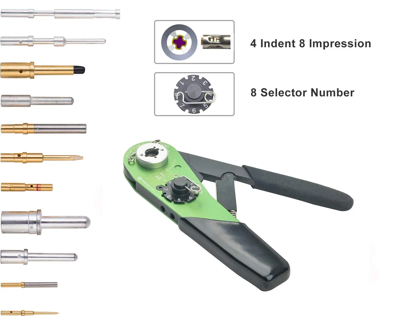 YJQ-W7A Adjustable Aviation Hand Crimping Tool M22520/7-01 Railway Tools 16-28AWG Electronic Connectors