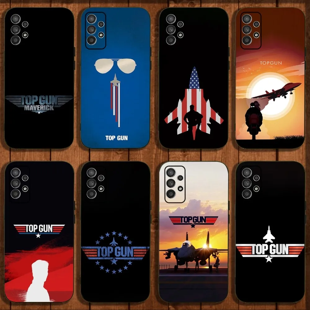 Movie Top G-Gun M-Maverick Phone Case For Samsung Galaxy A13,A21s,A22,A31,A32,A52,A53,A71,A80,A91 Soft Black Cover